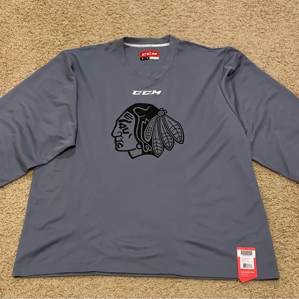 CCM Authentic Blackhawks practice jersey. New with tags.